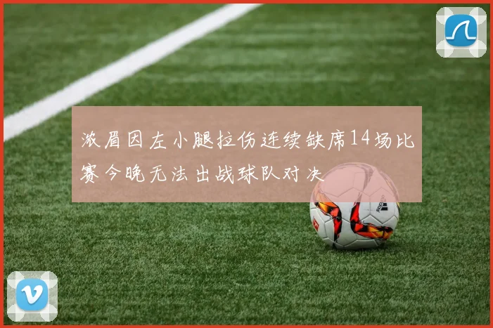 浓眉因左小腿拉伤连续缺席14场比赛今晚无法出战球队对决